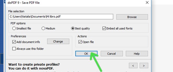 Convierte tu archivo Word a PDF para impresión exportar tu archivo de Word a PDF