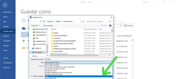 Convierte tu archivo Word a PDF para impresión exportar tu archivo de Word a PDF
