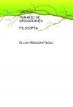 TEMARIO DE OPOSICIONES   FILOSOFÍA     51 LOS PRESOCRÁTICOS