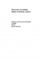 Libro Recursos mundiales: Medio Ambiente urbano, autor ecoespana Libro Recursos mundiales: Medio Ambiente urbano, autor ecoespana