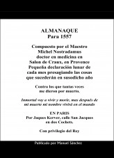 Libro Almanaque para 1557 de Nostradamus, autor caesaremnostradamus Libro Almanaque para 1557 de Nostradamus, autor caesaremnostradamus