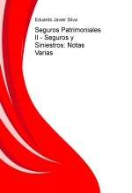Libro Seguros Patrimoniales II - Seguros y Siniestros: Notas Varias, autor Eduardo Javier Silva Libro Seguros Patrimoniales II - Seguros y Siniestros: Notas Varias, autor Eduardo Javier Silva