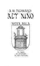 Libro Rey Niño, autor A.M. Presmanes Libro Rey Niño, autor A.M. Presmanes