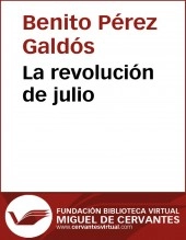 Libro La revolución de julio, autor Biblioteca Virtual Miguel de Cervantes Libro La revolución de julio, autor Biblioteca Virtual Miguel de Cervantes