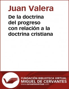 De la doctrina del progreso con relación a la doctrina cristiana
