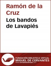 Libro Los bandos de Lavapiés, autor Biblioteca Virtual Miguel de Cervantes