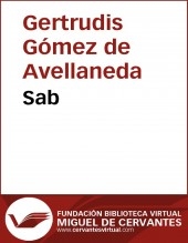 Libro Sab, autor Biblioteca Virtual Miguel de Cervantes