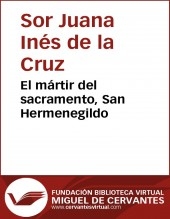 Libro El mártir del sacramento, San Hermenegildo, autor Biblioteca Virtual Miguel de Cervantes