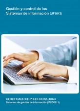 Libro UF1643 - Gestión y control de los sistemas de Información, autor Editorial Elearning Libro UF1643 - Gestión y control de los sistemas de Información, autor Editorial Elearning