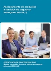 Libro MF1796_3 - Asesoramiento de productos y servicios de seguros y reaseguros, autor Editorial Elearning Libro MF1796_3 - Asesoramiento de productos y servicios de seguros y reaseguros, autor Editorial Elearning