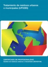 Libro UF0285 - Tratamiento de residuos urbanos o municipales., autor Editorial Elearning Libro UF0285 - Tratamiento de residuos urbanos o municipales., autor Editorial Elearning
