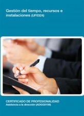 Libro UF0324 - Gestión del tiempo, recursos e instalaciones, autor Editorial Elearning Libro UF0324 - Gestión del tiempo, recursos e instalaciones, autor Editorial Elearning