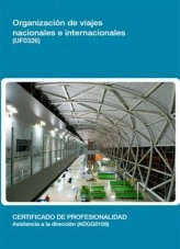 Libro UF0326 - Organización de viajes nacionales e internacionales, autor Editorial Elearning Libro UF0326 - Organización de viajes nacionales e internacionales, autor Editorial Elearning