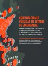 Libro Contrataciones Públicas en Estados de Emergencia, autor Transparencia Mexicana Libro Contrataciones Públicas en Estados de Emergencia, autor Transparencia Mexicana
