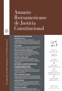 Anuario Iberoamericano de Justicia Constitucional, nº 25 (II), 2021
