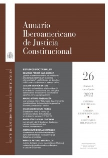 Anuario Iberoamericano de Justicia Constitucional, nº 26 (I), 2022