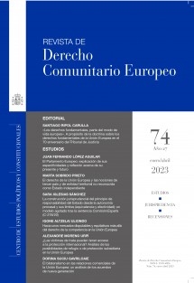 Revista de Derecho Comunitario Europeo, nº 74, enero-abril, 2023