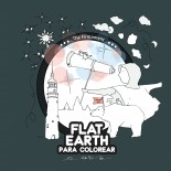 Flat earth para colorear