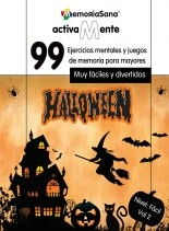 Libro Activamente. 99 actividades mentales y ejercicios de memoria para adultos y mayores - Halloween. Nivel: Fácil. Vol 2, autor Maria Andrea Contreras Nieto Libro Activamente. 99 actividades mentales y ejercicios de memoria para adultos y mayores - Halloween. Nivel: Fácil. Vol 2, autor Maria Andrea Contreras Nieto