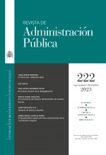 Libro Revista de Administración Pública, nº 222, septiembre/diciembre 2023, autor Centro de Estudios Políticos 